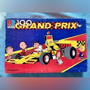 Vintage Peanuts “Grand Prix” 100 piece Puzzle
